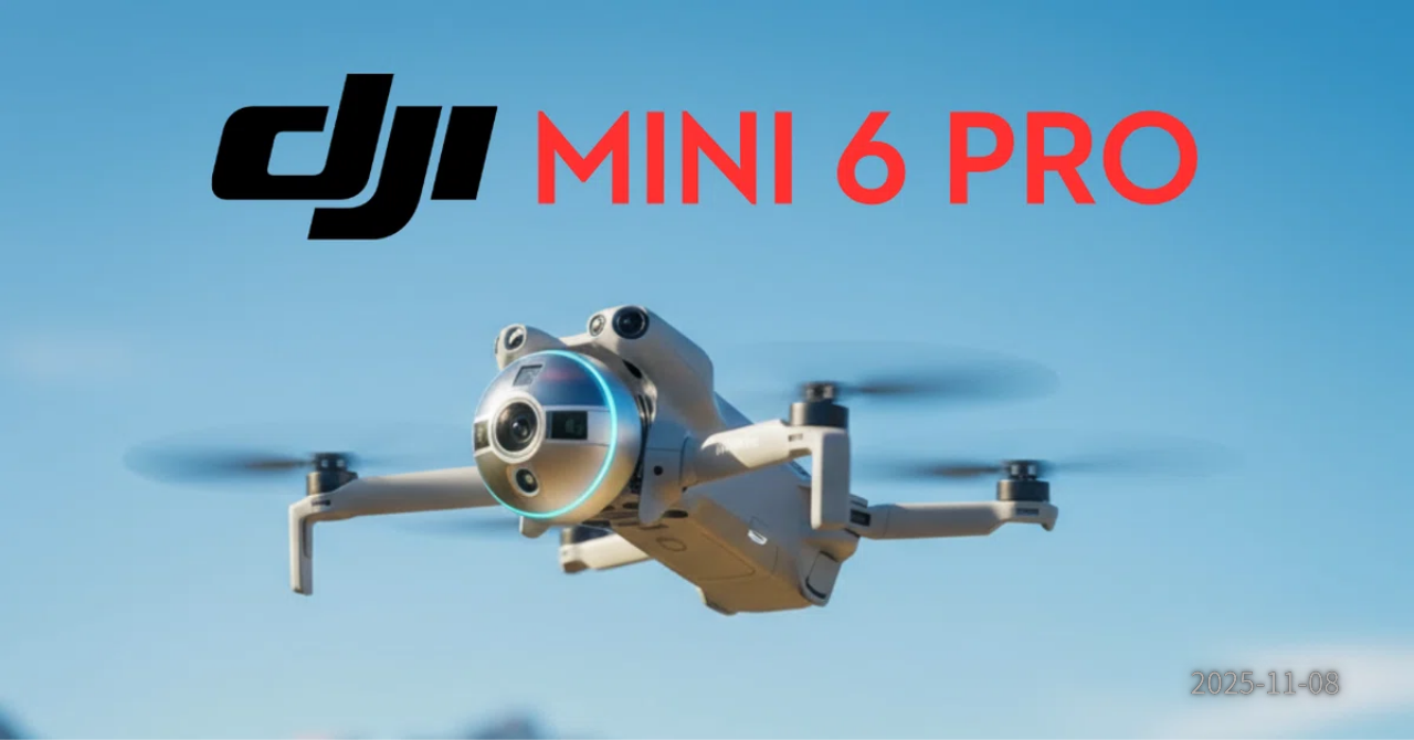 DJI Mini 6 Pro:245gの常識を覆す8Kセンサーと飛行60分の衝撃